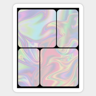 Pattern of light - colour fantasy Sticker